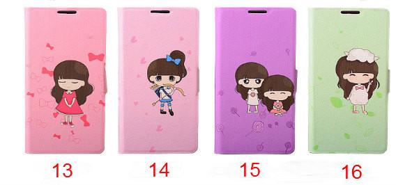 New Fashion Design Brand New PU Flip Leather Cover Case For Huawei C8816 Qualify