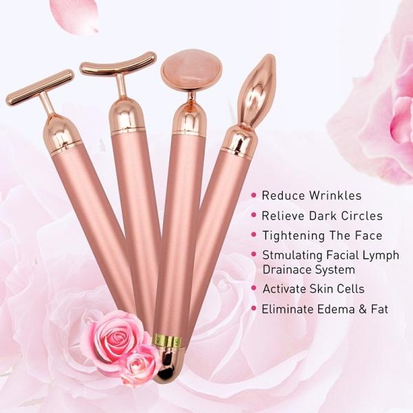 Handmade Facial Beauty Massager Anti Aging Roller Electric Gua Sha Face Sculpting Tool