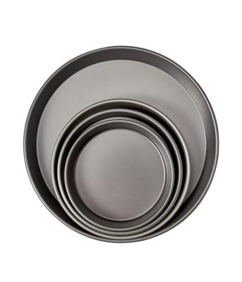 Bandejas anodizadas duras do cozimento da pizza de 5 polegadas 127x119x25mm