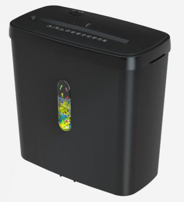 3.0m/Min Triturador de corte cruzado de escritório com capacidade de 6 folhas 4x39mm Tamanho de corte