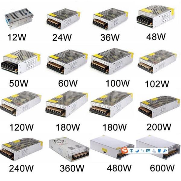 110v/220v AC Input 15V DC 3A 45w Single Output Industrial Automation Power Supply
