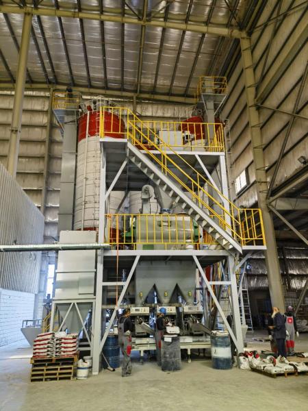 Electricity Energy Source Dry Mortar Mix with Mixing Technology Solution