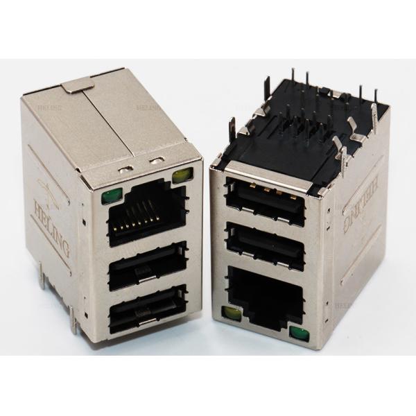 Латунный защищаемый Usb 2,0 к Rj45 MU88-B031-CRL101