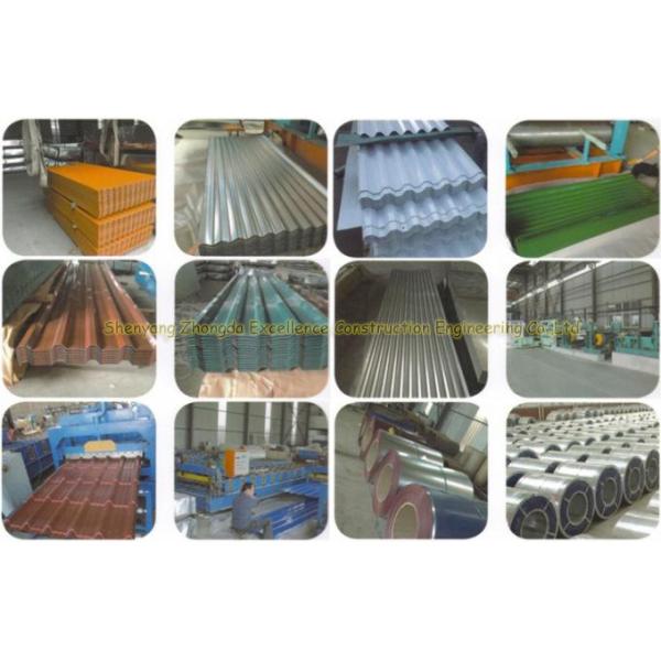 Листы толя толя металла ядровой изоляции гофрированные покрытые цветом стальные