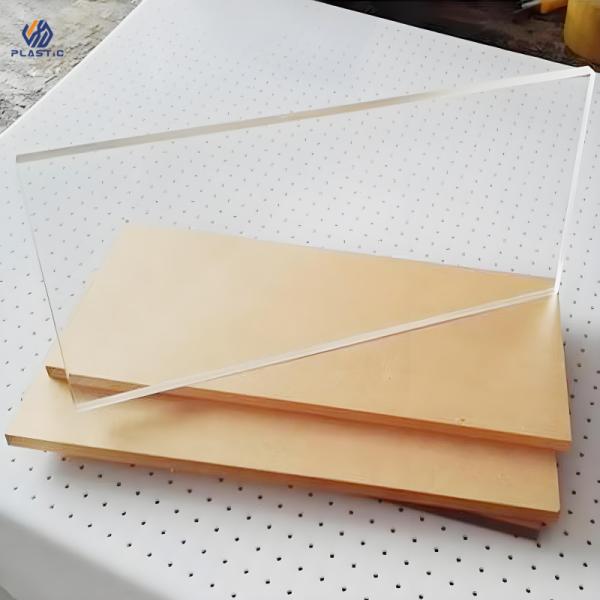 Standard Size Clear Acrylic Sheet 100% PMM Material Virgin