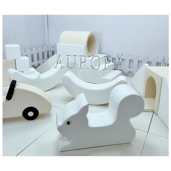 Soft Play Set Equipment Outdoor White With Nude Color Package Set For Kids
