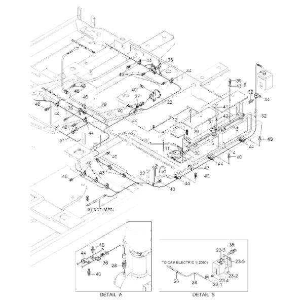 21N6-20321 Travel Alarm Buzzer HYUNDAI Excavator Spare Parts Fitting For R140LC-7 R160LC7 R180LC7