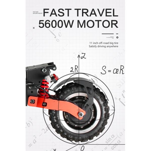 Fast Selling 5600W Scooter Max Speed 85KM/H Scooters for Adult in orange black color