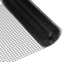 12 14 16 18 Gauge Livestock Animal Galvanized Welded Wire Mesh Fence Black