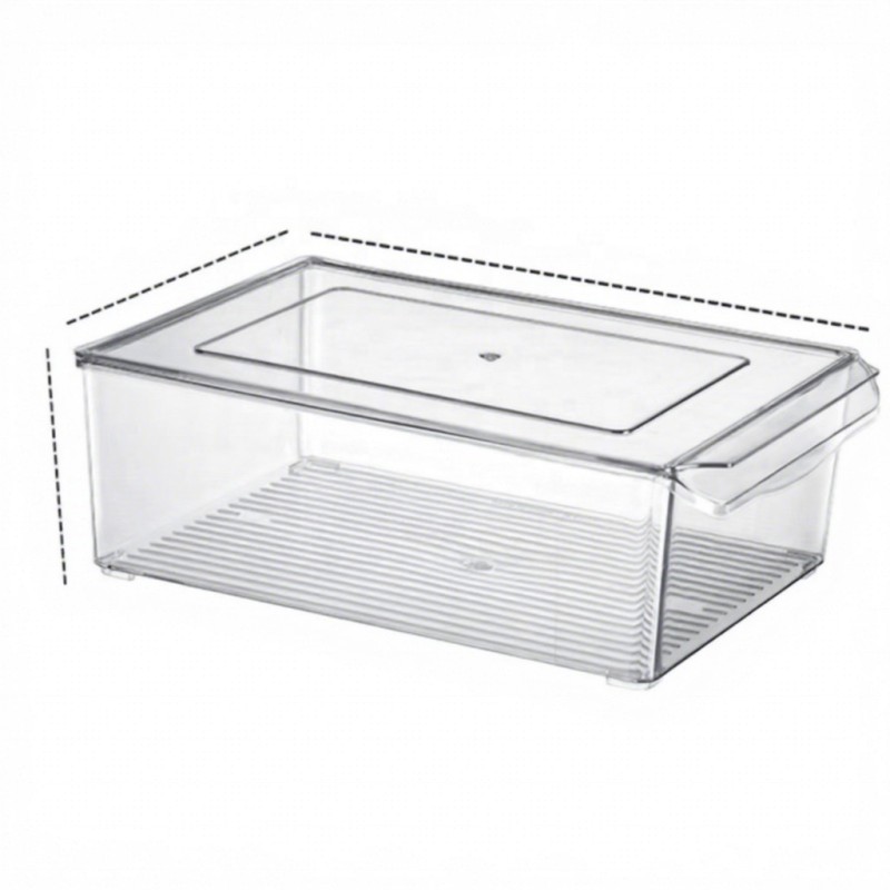 Factory Wholesale Food-Grade Sealed Dough Proofing Multi-Purpose Refrigerator Bread Storage Box for Home Kitchen