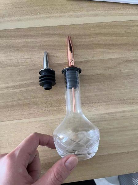 Factory Wholesale Stainless Steel Dasher Top with Cork/TPE Stopper for 20mm Ceramic/Glass Bottle