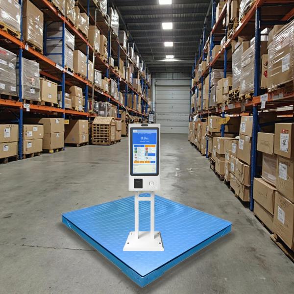 21.5' Smart Ground Scale Platform with IoT LCD Display Touch Screen Thermal Printing and OEM ODM High Resolution 1920*1080