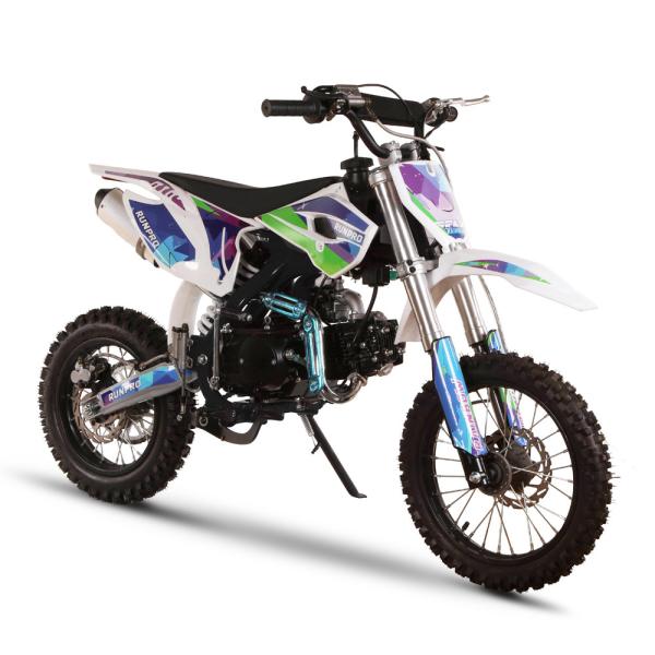 Transmissão manual 110cc 125cc Motor a gasolina Crianças Bicicletas de gás para aventuras de velocidade