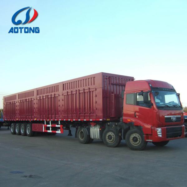 12000X2500X1500mm Tri-Axes Tipper/Side Dump Semi-Trailer com cilindro hidráulico HYVA