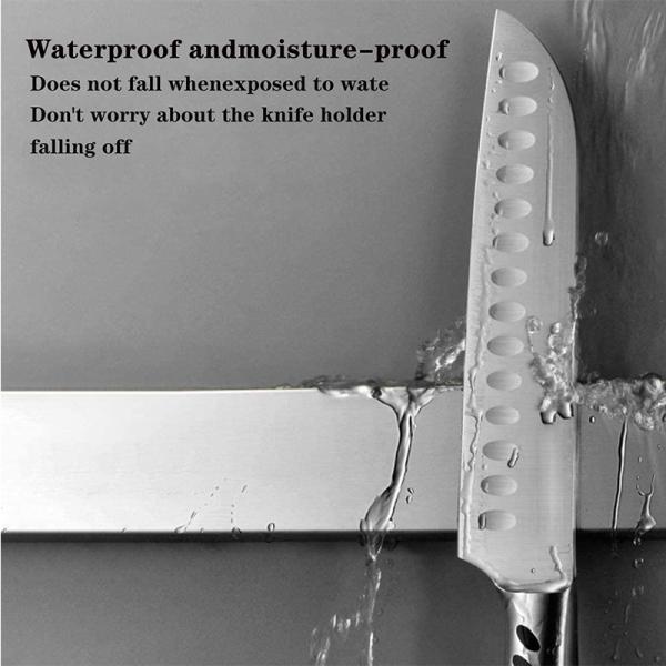 Say Goodbye to Cluttered Countertops Self Adhesive Knife Magnet for E-commerce Stores