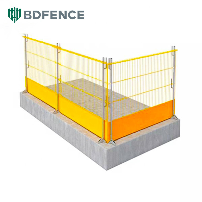 Building Construction Site Temporary Fall Prevention Edge protection Barrier Fence