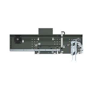 700~1300mm JJ Elevator Side Opening Two Panel Car Door With Car Door Lock