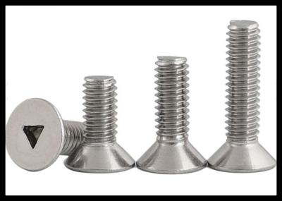 Astm A193 Plain Triangular  Flat Csk Head Security Metal Screw Anti Theft Screw  M3 M4
