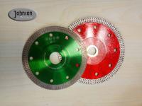 Mesh Turbo Rim Rivet Both Reinforced 115mm Diamond Blade , Diamond Marble Cutting Blade