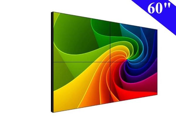 2x2 lcd video wall 60 inch wall mounted lcd display with narrow bezel 6.5mm