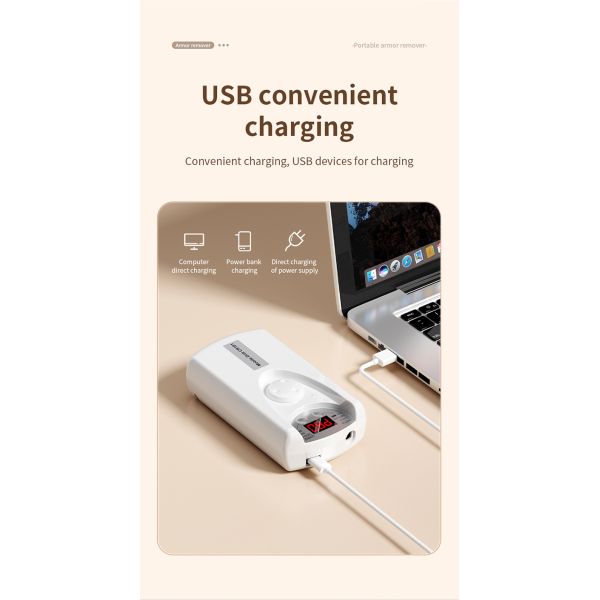 Best Selling Electric Nail Drill Rechargeable ABS Compact Fully Automatic Intelligent High-speed Dust-proof Handheld Pen Home