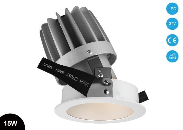 4.5 Inch 15W Recessed Dimmable LED Downlights with 60° Bean angle