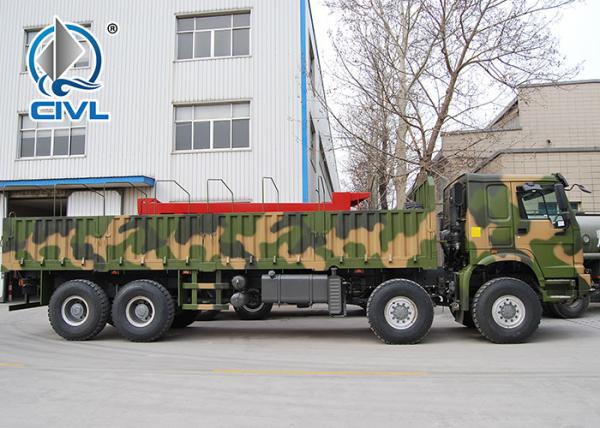 WITH ISO CCC APPROVAL All Wheel Heavy Equipment Trucks 8x8 371hp EuroII 50t Sinotruk HOWO  Brand