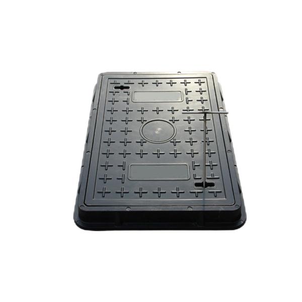 Anti Corrosion Light Weight SMC Manhole Covers BS EN124 For Drainage Project