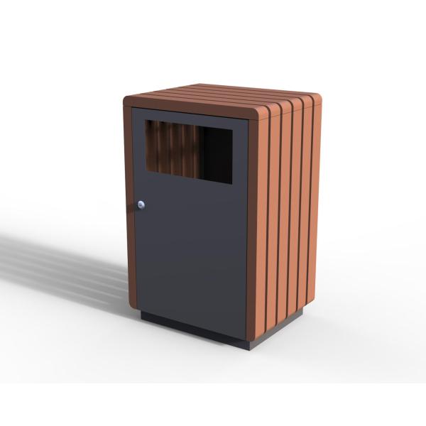 Коммерческая мусорная корзина на открытом воздухе и парк мусорная корзина деревянная пепельная корзина для общества