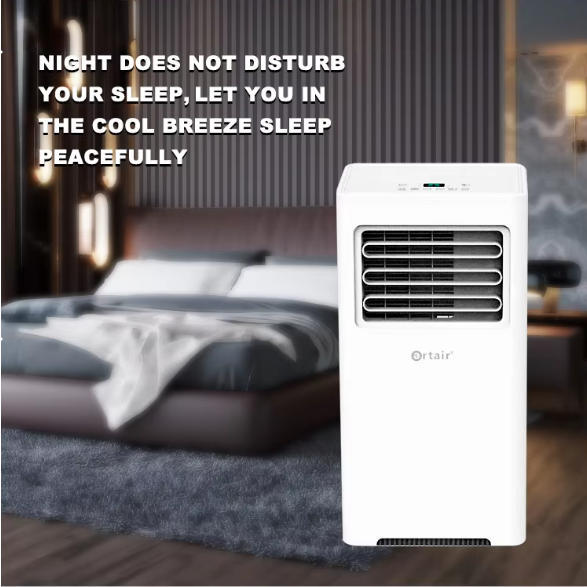 Silent Sleep-Friendly Portable Air Conditioner 6000BTU Adjustable Louvers WIFI Unit for Bedroom & Rental Homes