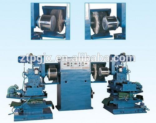 Mirror finished cookware buffing machine