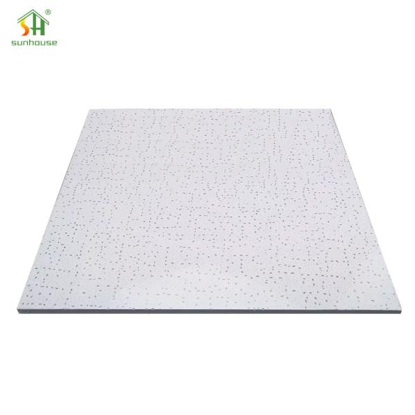 Mineral Fiber Ceiling Tile Board Interior Exterior Decoration Use for Building Construction Application Use