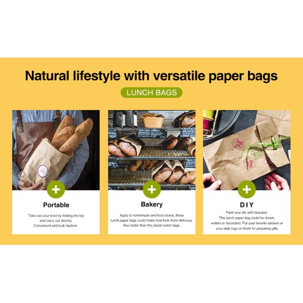 Self Adhesive Candy Cookie Bags, Sticker, Treat Bag Popcorn Party Favor Bag Lunch Bag Envelopes Merchandise Bags