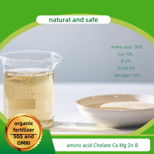 Agricultural Amino Acid Chelate Calcium Magnesium Zinc Boron Organic Fertilizer