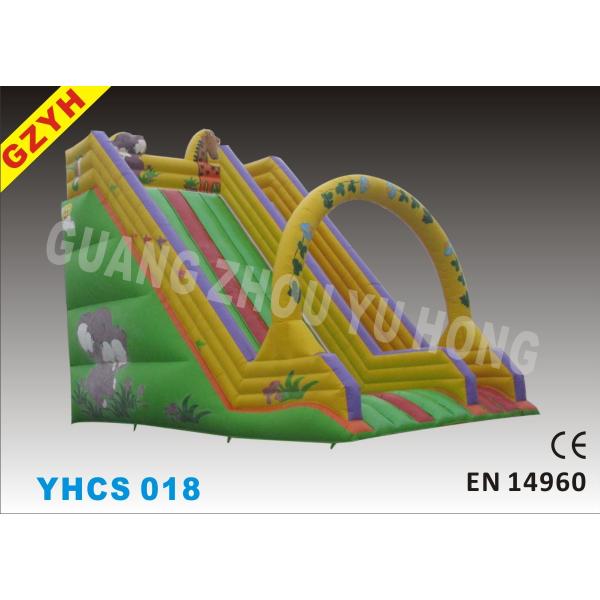 скольжения брезента ПВК 0.55мм животные коммерчески раздувные, парк атракционов сползают ИХС 018