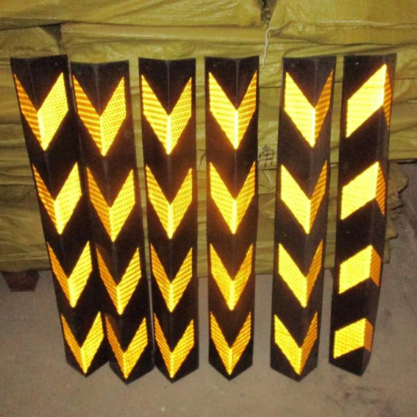 800mm Rubber 4 Reflective Film Wall Corner Bumper Guard