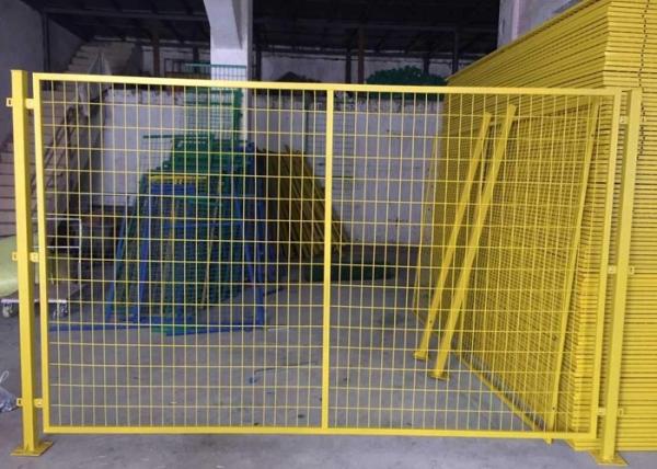 Indoor Warehouse Safety Fences , Security Steel Fencing 1.5-3m Width