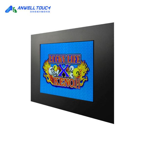 300Nits Brightness Gaming Touch Screen With Tempered Glass And USB Bizel Option