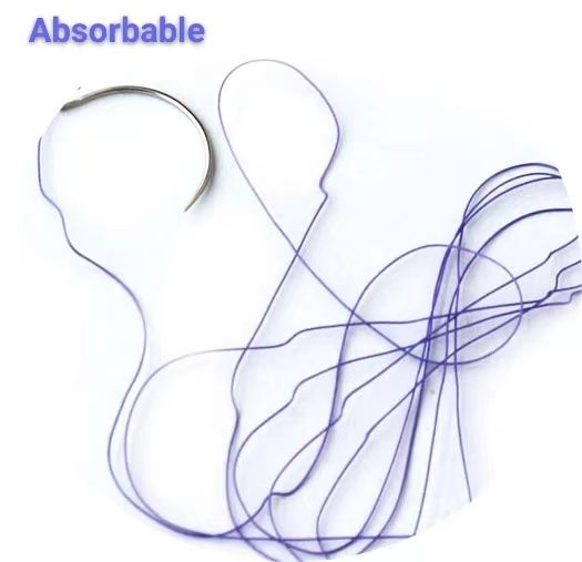 Polyglycolic Acid PGA Surgical Sutures 910 Vicry Silk Chromic Catgut Nylon Surgical Suture