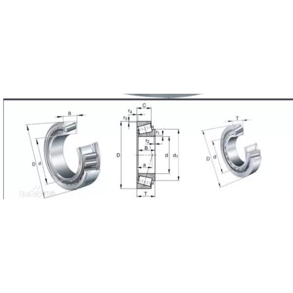 30212 Tapered Roller Thrust Bearing , P2 Chrome Steel Bearings