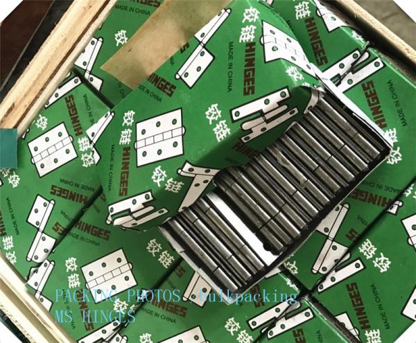 Anti - Rust Oil Painting Metal Door Hinges Small Size Bright Color High Performance