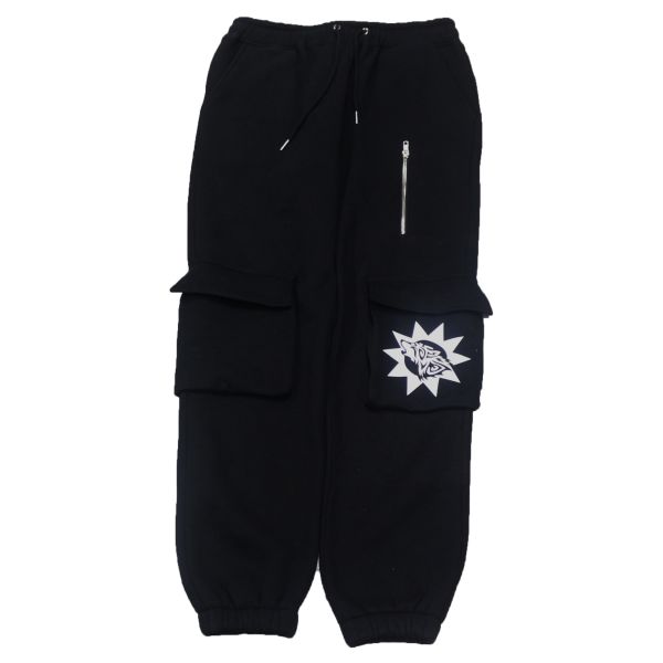 Streetwear Heavyweight Stacked Men'S Pants & Trousers Custom Plus Size Zipper Decorative Print Flare Sweat Pant Men