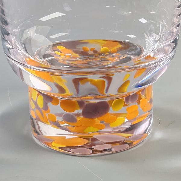 Handmade Modern Design Colorful Cocktail Drinking Glasses Custom Confetti Beverage Highball Glass