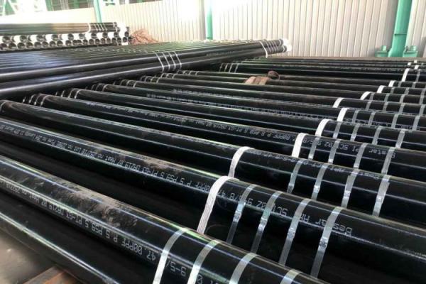 24 tubulações de perfuração laminadas a alta temperatura de aço do poço de petróleo da tubulação 12000mm da embalagem da polegada