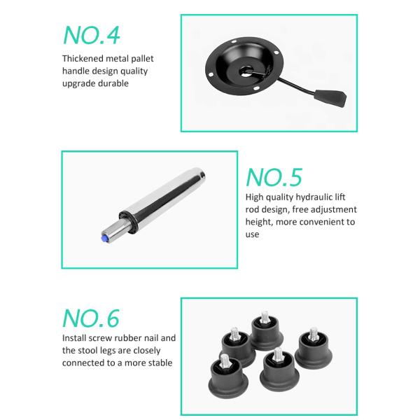 Стулья медсестры офиса металла высоты регулируемые для пользы больницы