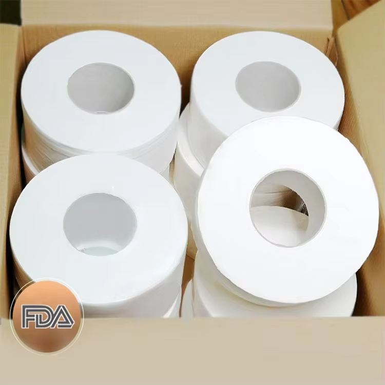 Hot Selling OURRU Jumbo Roll 2-Ply Eco-Friendly Bamboo Pulp Toilet Paper for Large Shopping Malls and Hotels