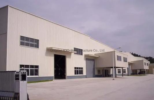 High-Strength Q355B Steel Prefab Warehouse: 12-Class Wind Resistance, 8-Class Seismic Design