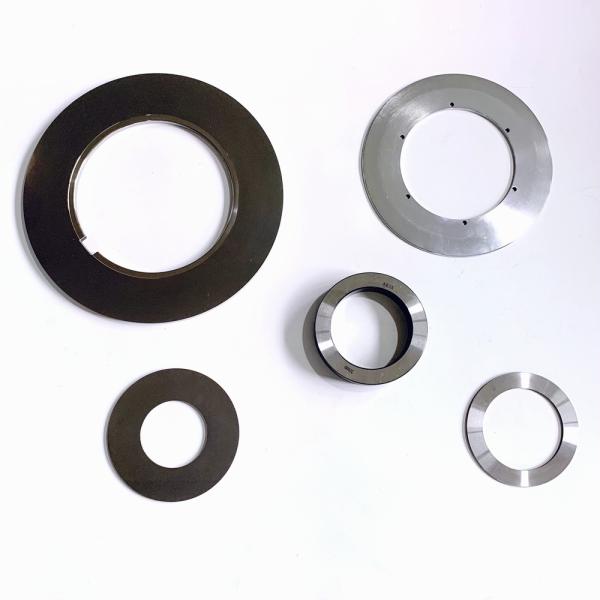 Industrial Tungsten Carbide Shredder Machine Blades Circular Slitting Knifes 8mm Thickness