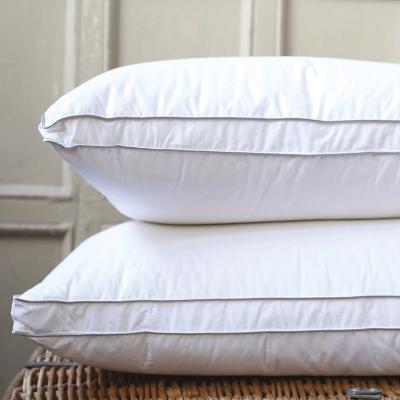 Fundas de almohada de calidad hotelera de plumón de pato blanco de 5 estrellas, fundas de almohada de lujo para hotel
