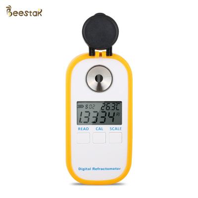 Refractometer plástico amarelo do mel de Digitas do equipamento de Honey Measuring